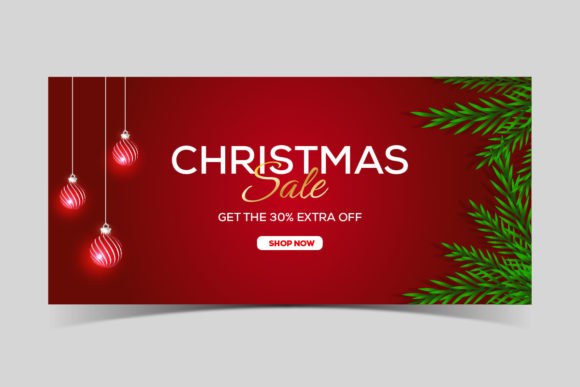 Christmas Banner with Christmas Lights: A Versatile Design Solution for Holiday Creations