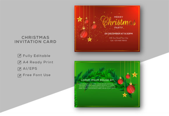 Christmas Invitation Card