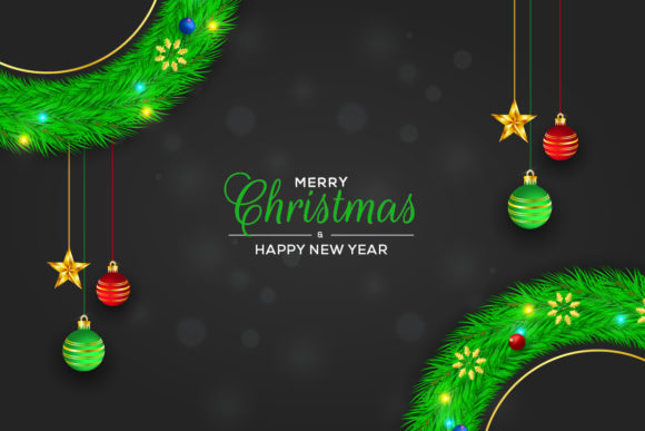 Christmas Wreath Background: A Professional Asset for Holiday Design Projects