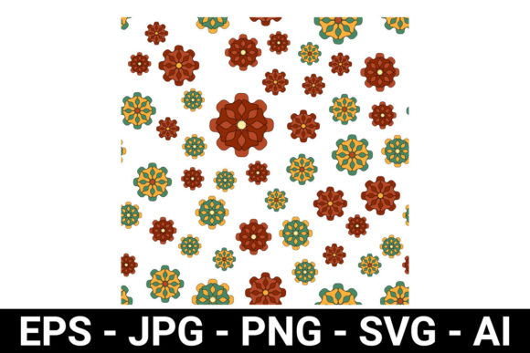 Colorful Abstract Shape Seamless Pattern