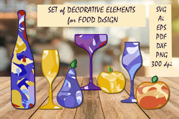 Decor for Food Design: A Practical Evaluation of Versatile Vector Assets