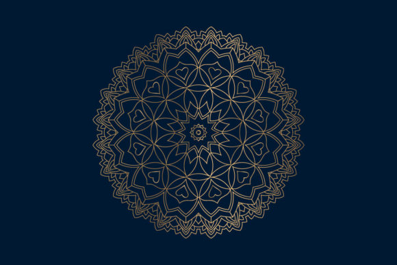 Luxurious Mandala Flower Pattern Vector