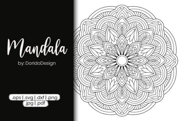Mandala Adult Coloring Pages for Creatives