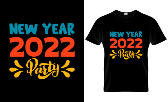 New Year T-shirt and Mug Design 11