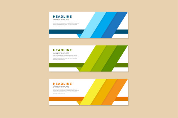 Paper Cut Horizontal Web Banner Diagonal: A Modern Design Solution for Your Business