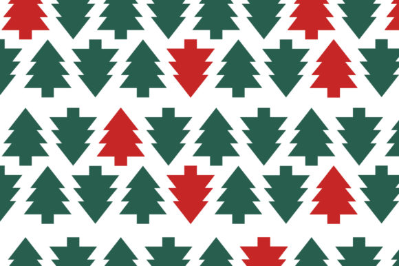 Seamless Pattern Christmas Trees Green: Elevating Holiday Design for Modern Creators