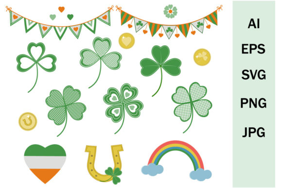 St. Patrick’s Day Clip Art Set for Creative Projects