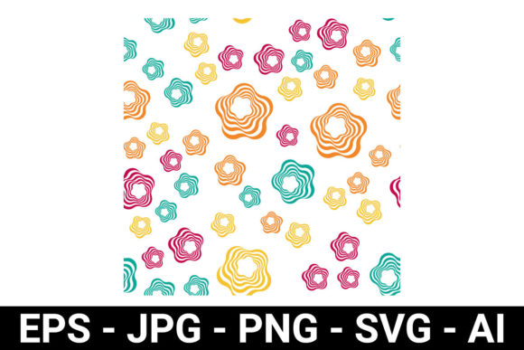 Strategic Applications of Striped Flower Petal Seamless Patterns in Modern Design