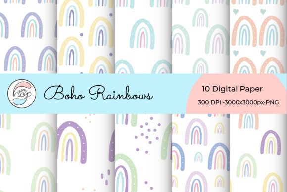 Unlocking Creative Potential with Rainbow Boho Digital Paper in Modern Design Workflows